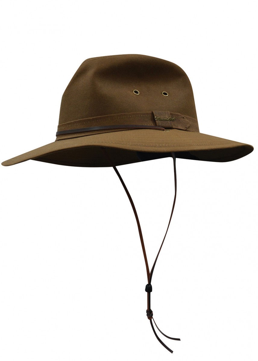 Thomas Cook Wide Brim Oilskin Hat Lanskeys Saddlery