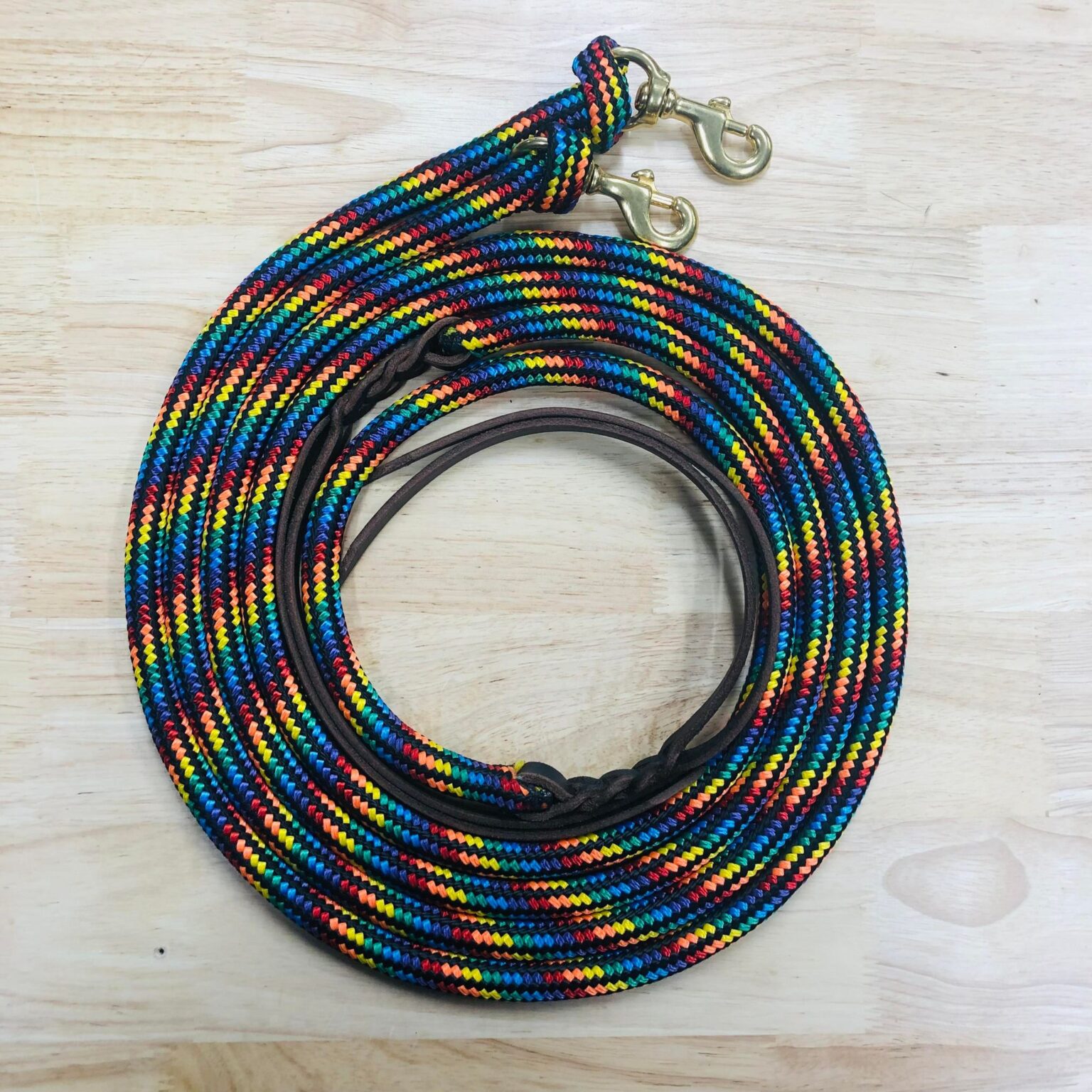 6 Ft Rope Reins Rainbow Lanskeys Saddlery