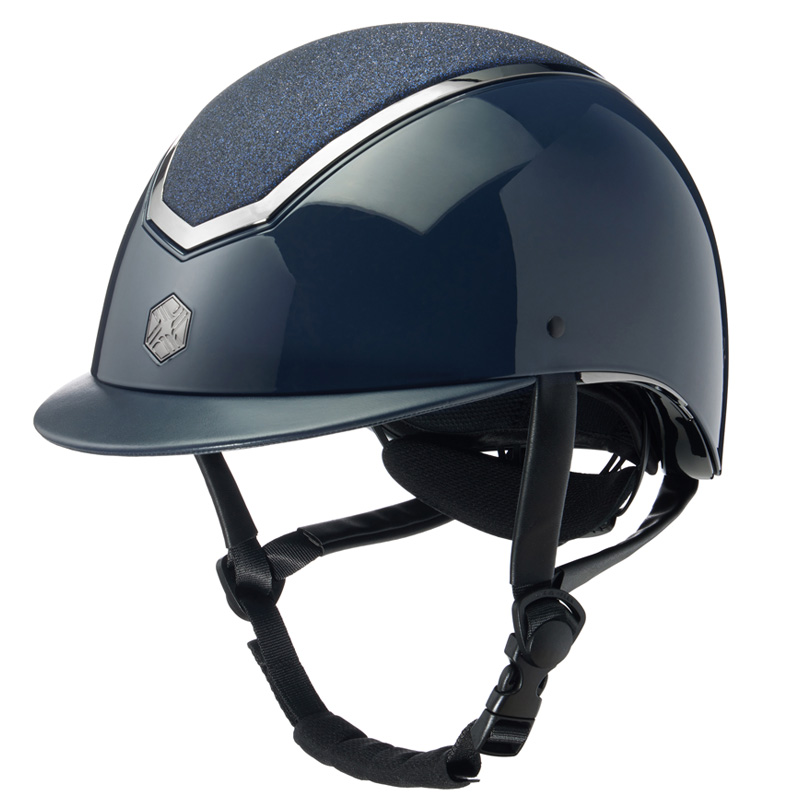 Charles Owen - Kylo Helmet - Navy Gloss/ Pewter Sparkly