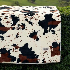 Pure Western Cow Print Snuggle Blanket
