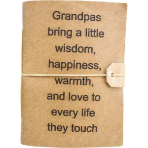 Leather Notebook "Grandpas Love"