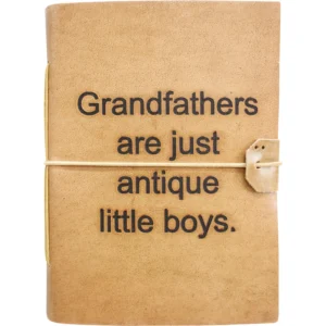 Leather Notebook "Antique Little Boy"