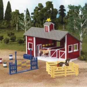 Breyer Stablemates Red Stable Set
