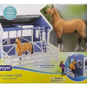 Breyer Freedom Deluxe Country Stable with Horse & Wash Stall