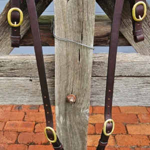 Toprail Equine Traditional Leather Breastplate