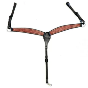 Smooth Like Cactus "VIRGINIAN" Basket Tooled Breastcollar