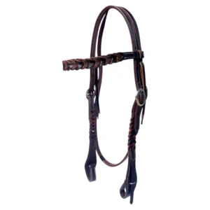 Toprail Equine Wyoming Fishplait Headstall