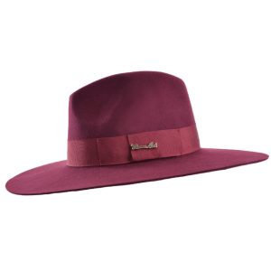 Thomas Cook Augusta Wool Felt Hat - Wine