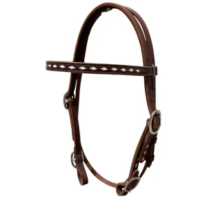 Smooth like Cactus WHITE BUCKSTITCH Bridle with Double Buckle change
